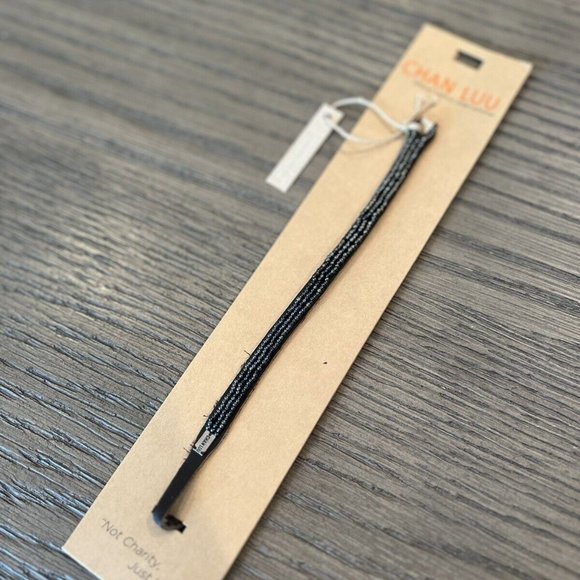 New Authentic Chan Luu Plum Kitten Mix Seed Bead Leather Bracelet - Picture 4 of 4